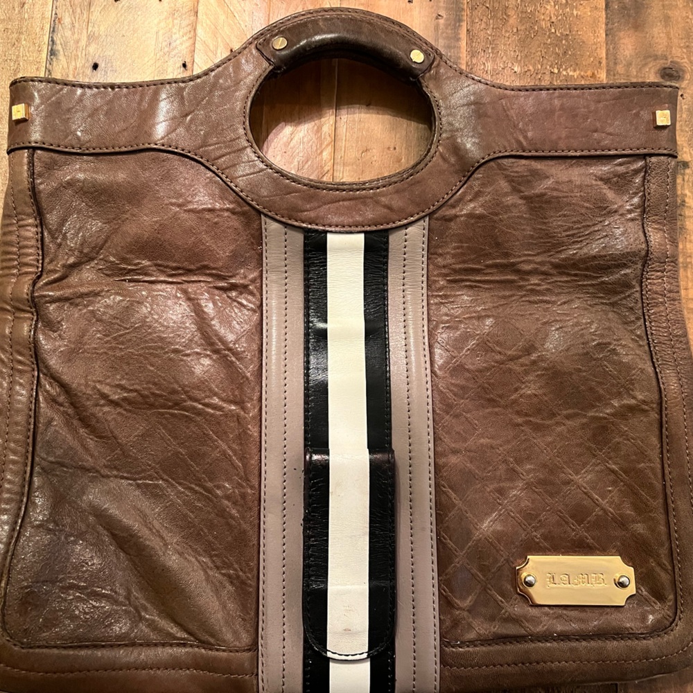 LAMB foldover clutch